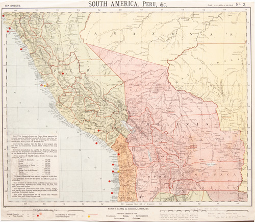 South America, Peru, &c.